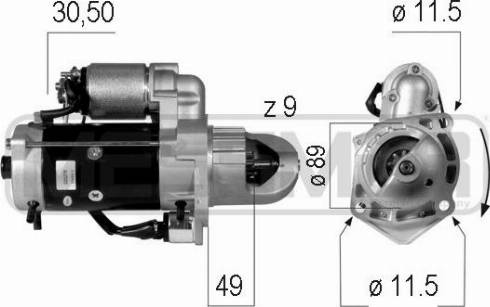 Messmer 220278A - Starter motal.fi