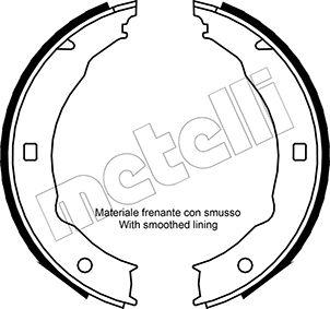 Metelli 53-0330 - Brake Shoe Set, parking brake motal.fi