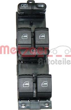 Metzger 0916007 - Switch, door lock system motal.fi