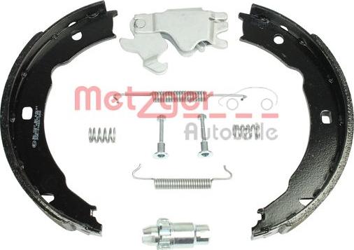 Metzger 0152022 - Brake Shoe Set, parking brake motal.fi