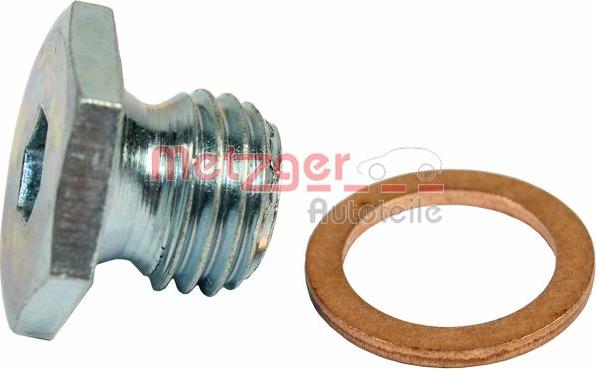 Metzger 8030010 - Sealing Plug, oil sump motal.fi