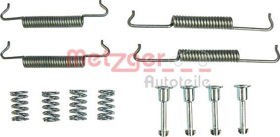 Metzger KR 665 - Brake Shoe Set, parking brake motal.fi