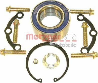 Metzger WM 536D2 - Bearing Kit, wheel hub motal.fi