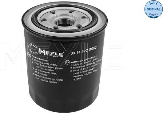 Meyle 30-14 322 0002 - Oil Filter motal.fi