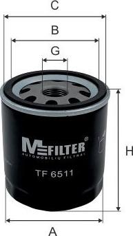 Mfilter TF 6511 - Oil Filter motal.fi