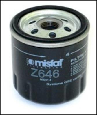 MISFAT Z646 - Oil Filter motal.fi