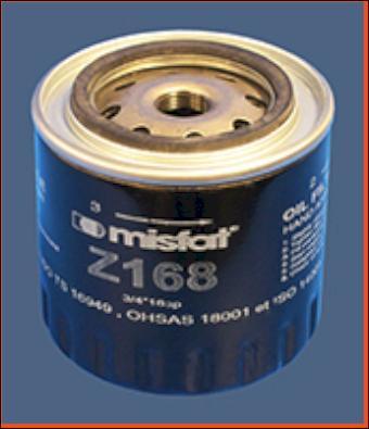 MISFAT Z168 - Oil Filter motal.fi