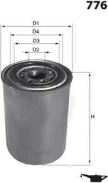 MISFAT Z240 - Oil Filter motal.fi