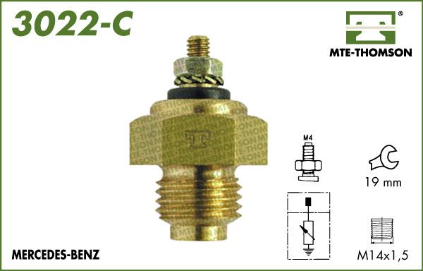 MTE-Thomson 3022-C - Sensor, coolant temperature motal.fi