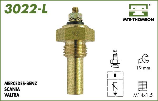 MTE-Thomson 3022-L - Sensor, coolant temperature motal.fi