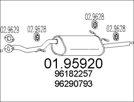 MTS 01.95920 - End Silencer motal.fi