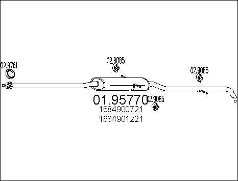 MTS 01.95770 - End Silencer motal.fi