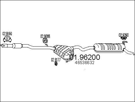 MTS 01.96200 - End Silencer motal.fi