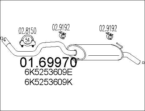 MTS 01.69970 - End Silencer motal.fi