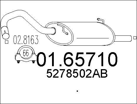 MTS 01.65710 - End Silencer motal.fi