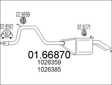 MTS 01.66870 - End Silencer motal.fi