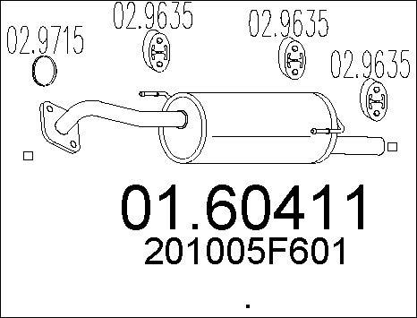 MTS 01.60411 - End Silencer motal.fi