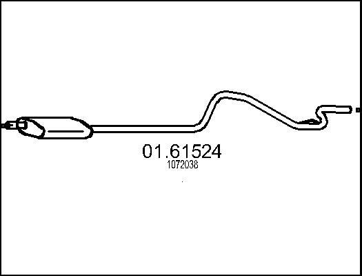 MTS 01.61524 - End Silencer motal.fi