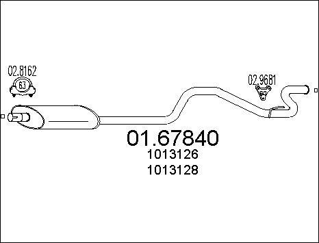 MTS 01.67840 - End Silencer motal.fi