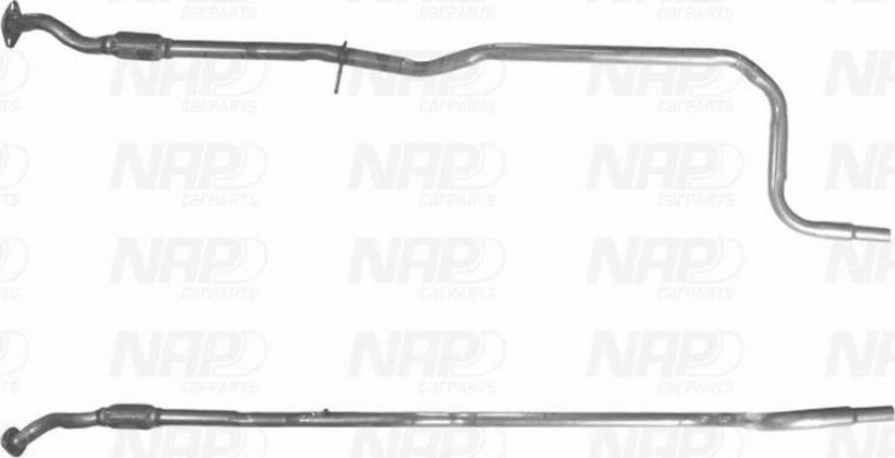 NAP CAC10582 - Exhaust Pipe motal.fi