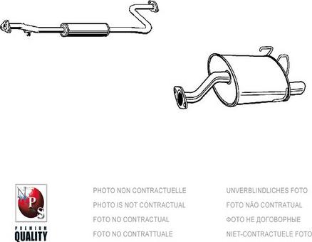 NPS S430U26 - Exhaust System motal.fi