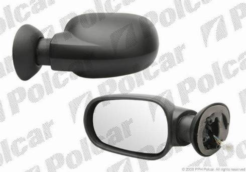 Polcar 2800524M - Outside Mirror motal.fi