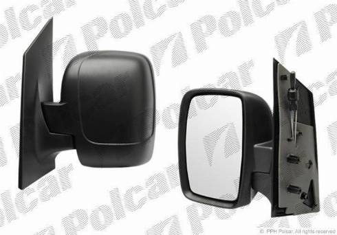 Polcar 2396511E - Outside Mirror motal.fi