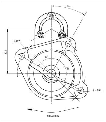 Prestolite Electric 861036 - Starter motal.fi