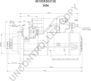 Prestolite Electric M105R3031SE - Starter motal.fi