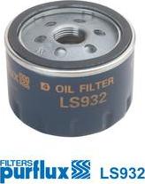 Purflux LS932 - Oil Filter motal.fi