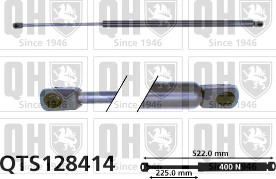 Quinton Hazell QTS128414 - Gas Spring, boot, cargo area motal.fi