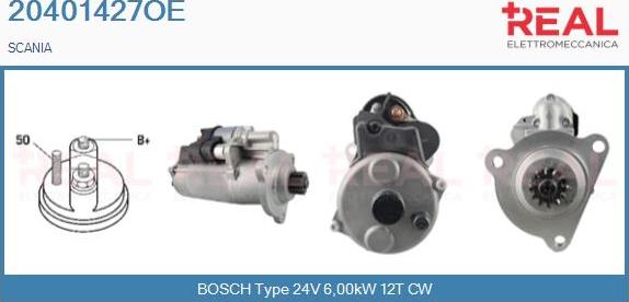 REAL 20401427OE - Starter motal.fi