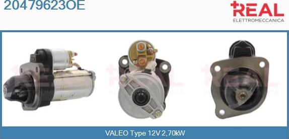 REAL 20479623OE - Starter motal.fi