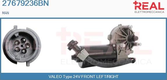 REAL 27679236BN - Wiper Motor motal.fi