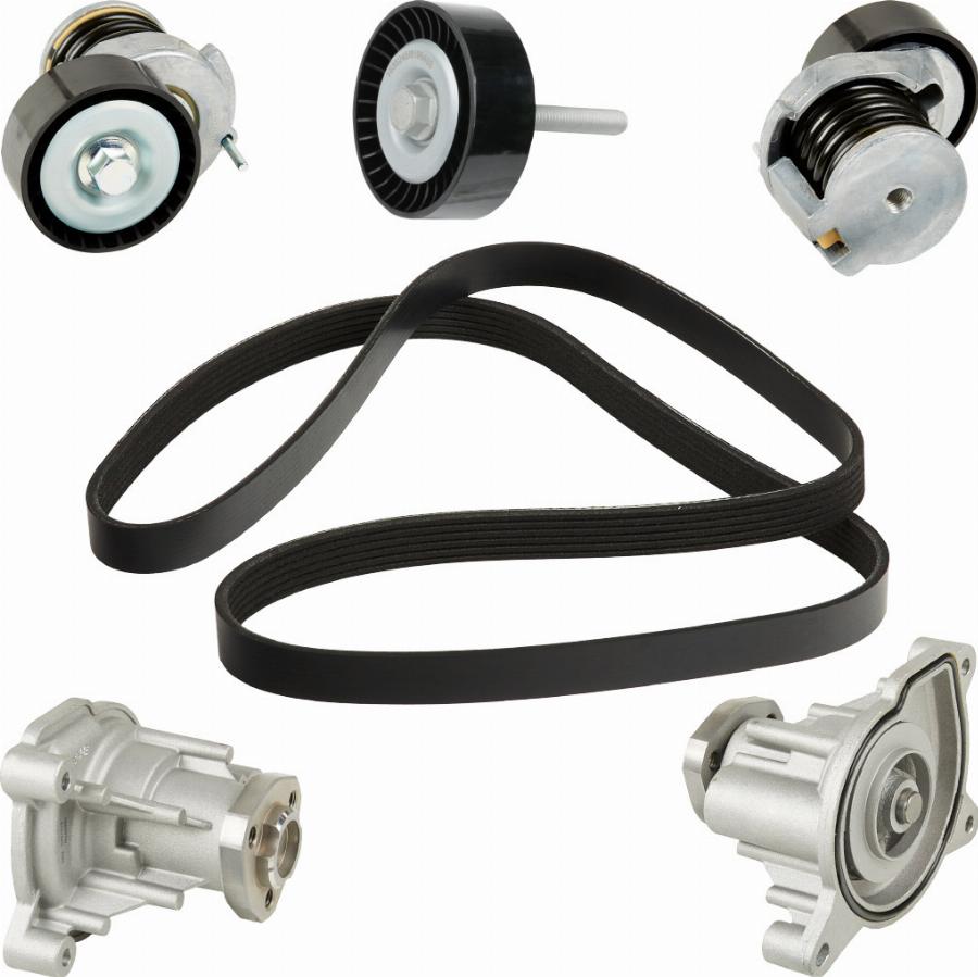 RIDEX 4172P0057 - Water Pump + V-Ribbed Belt Set motal.fi