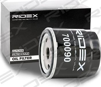 RIDEX 7O0090 - Oil Filter motal.fi