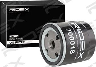 RIDEX 7O0018 - Oil Filter motal.fi