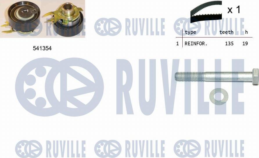 Ruville 550097 - Timing Belt Set motal.fi