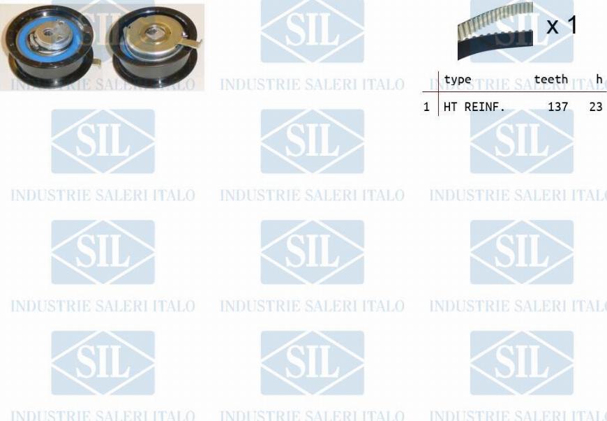 Saleri SIL TK1115 - Timing Belt Set motal.fi