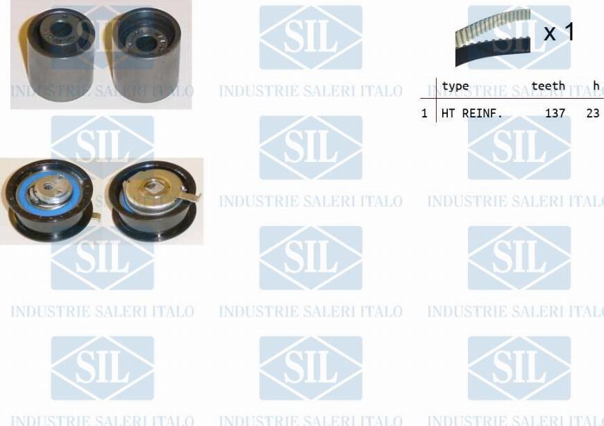 Saleri SIL TK1135 - Timing Belt Set motal.fi