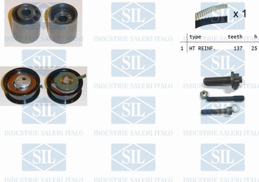 Saleri SIL TK1226 - Timing Belt Set motal.fi