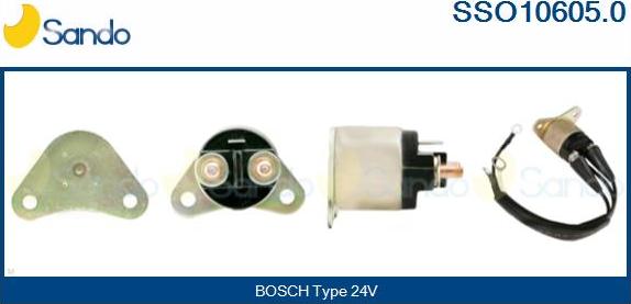 Sando SSO10605.0 - Solenoid Switch, starter motal.fi