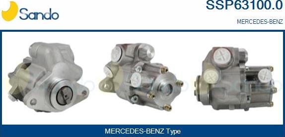 Sando SSP63100.0 - Hydraulic Pump, steering system motal.fi