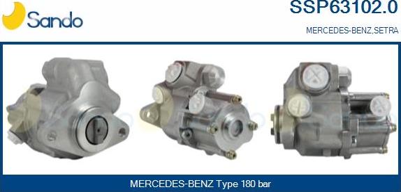 Sando SSP63102.0 - Hydraulic Pump, steering system motal.fi