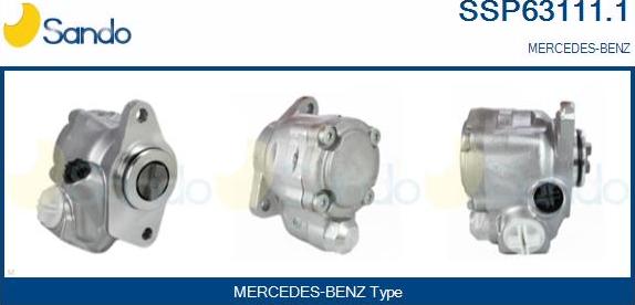 Sando SSP63111.1 - Hydraulic Pump, steering system motal.fi