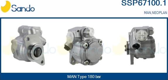 Sando SSP67100.1 - Hydraulic Pump, steering system motal.fi