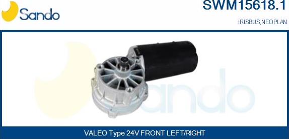 Sando SWM15618.1 - Wiper Motor motal.fi