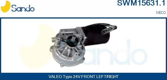 Sando SWM15631.1 - Wiper Motor motal.fi