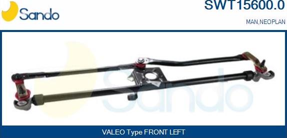 Sando SWT15600.0 - Wiper Linkage motal.fi