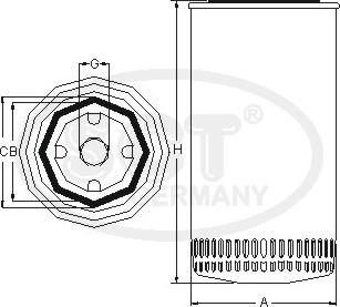 SCT-MANNOL SM 157 - Oil Filter motal.fi